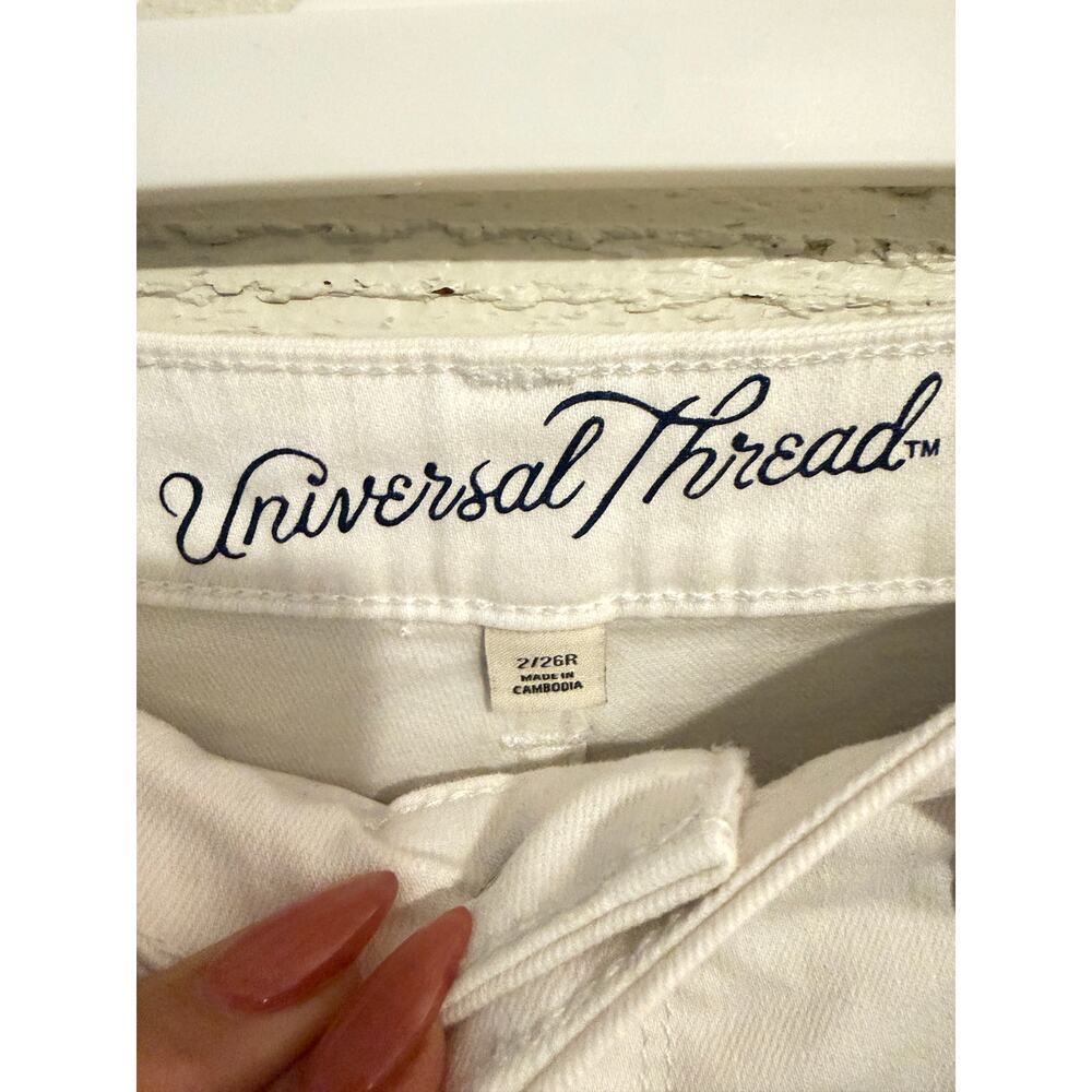Universal Thread Skinny Jeans Bundle Size 2/26 (3 Pairs Denim Black White) - Picture 13 of 14